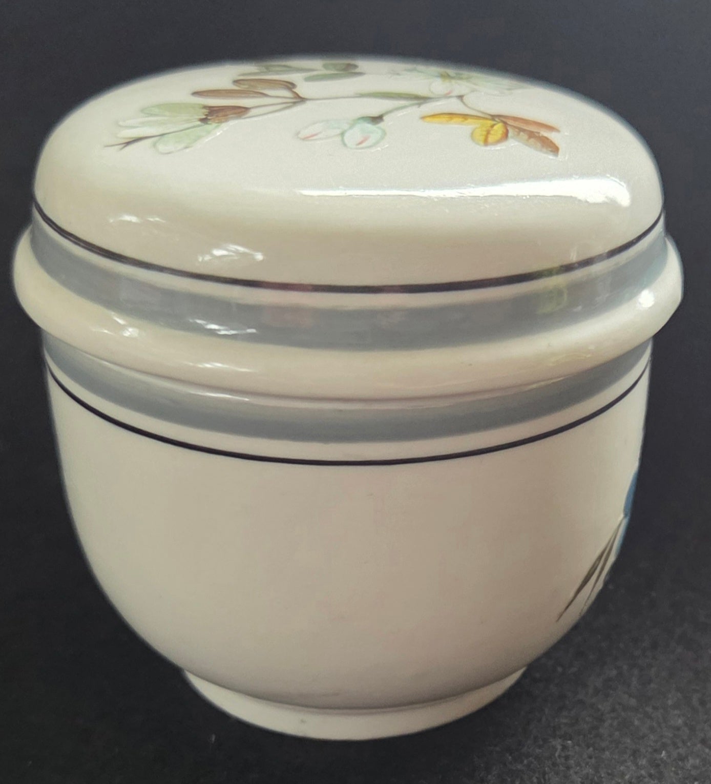 Three Unique Small Botanical Pot with lid - sold seperately