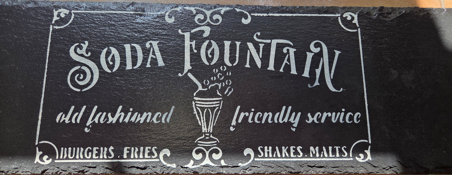 Long Bespoke Slate Serving Tray