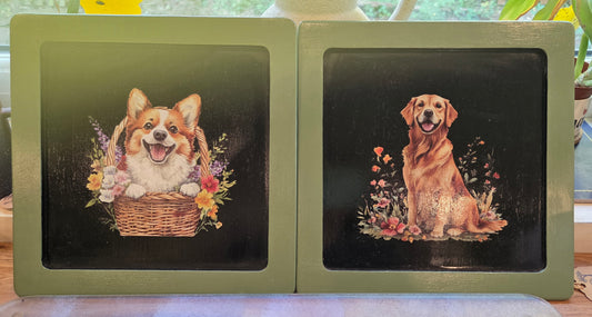 Small wooden tray