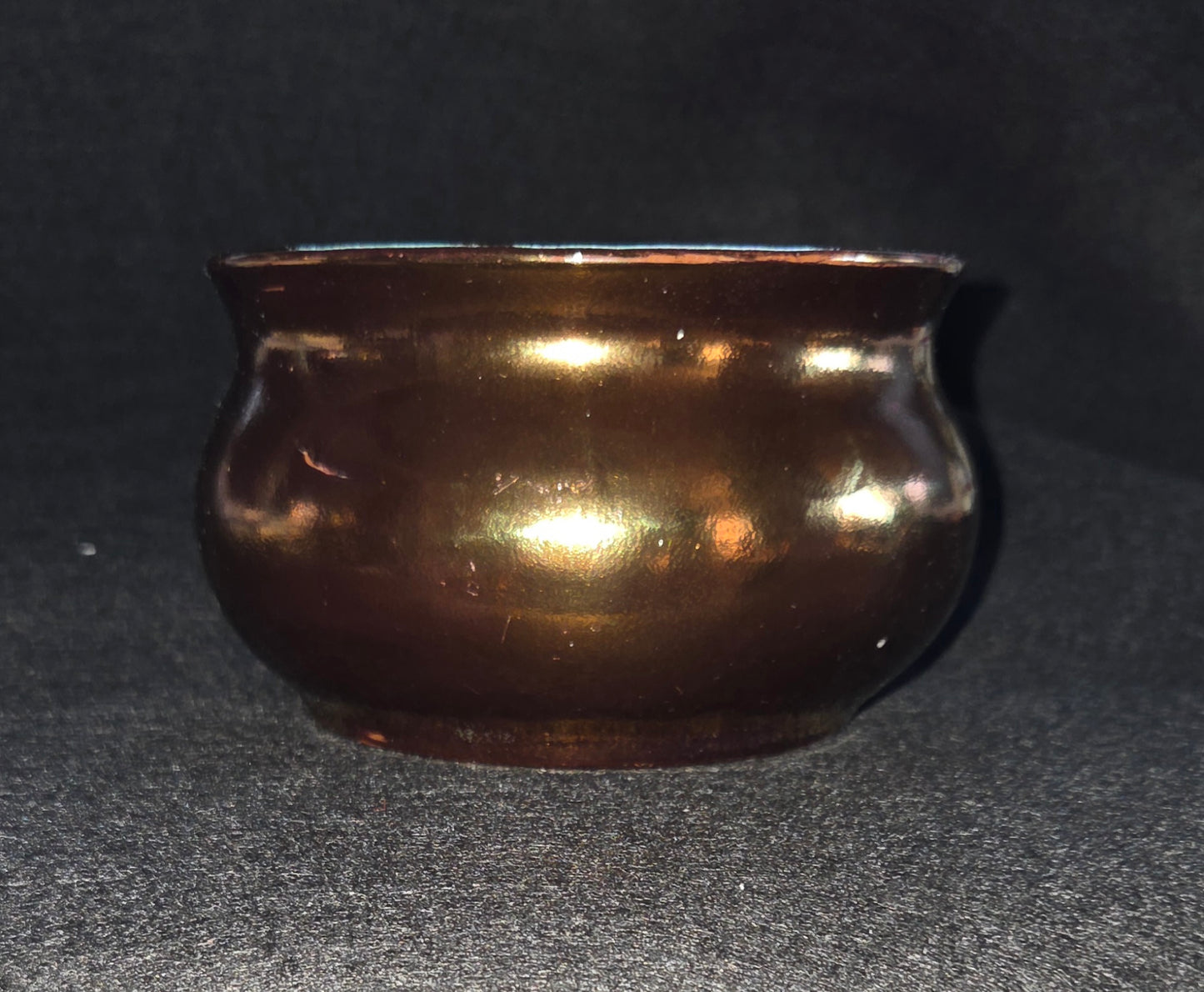 Vintage Creigiau Pottery Copper Luster Bowl