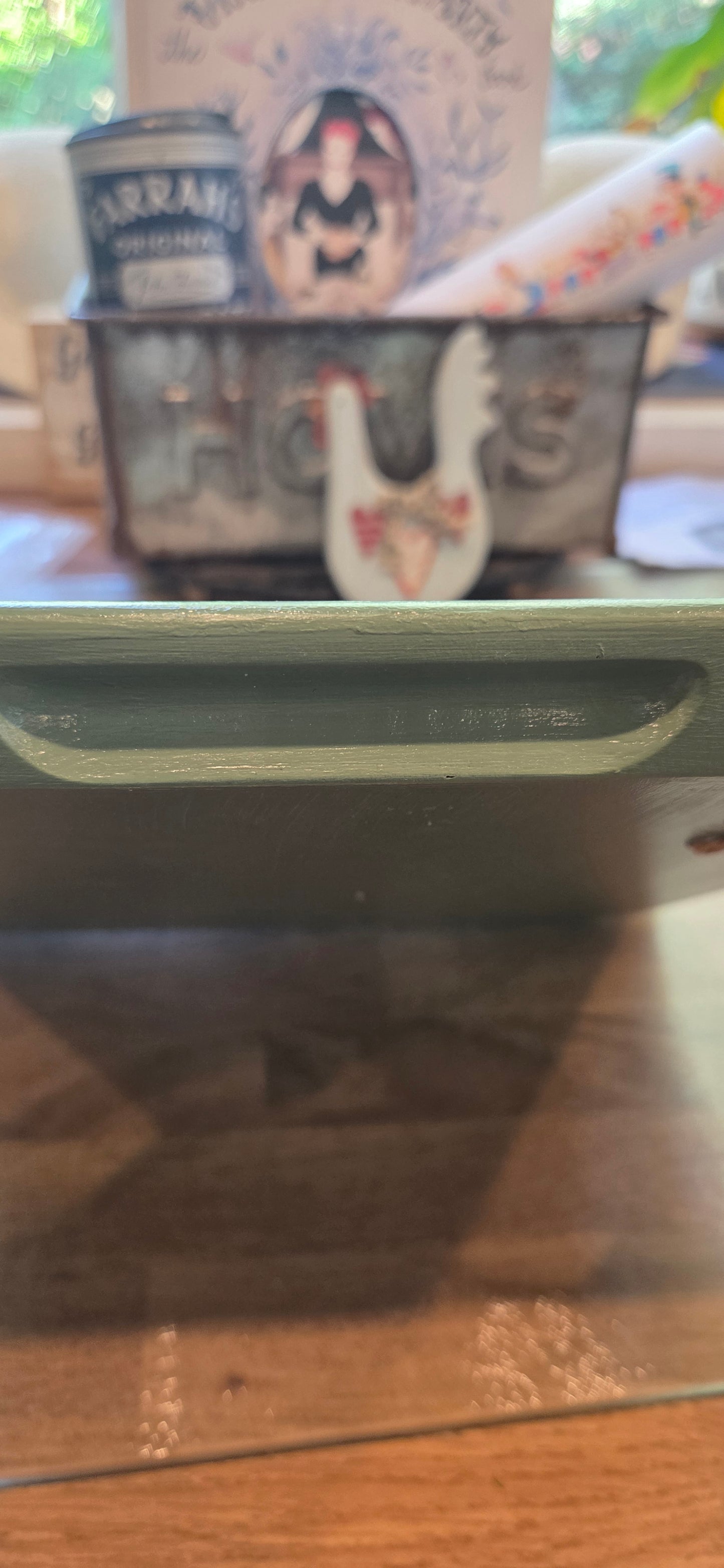 Small wooden tray