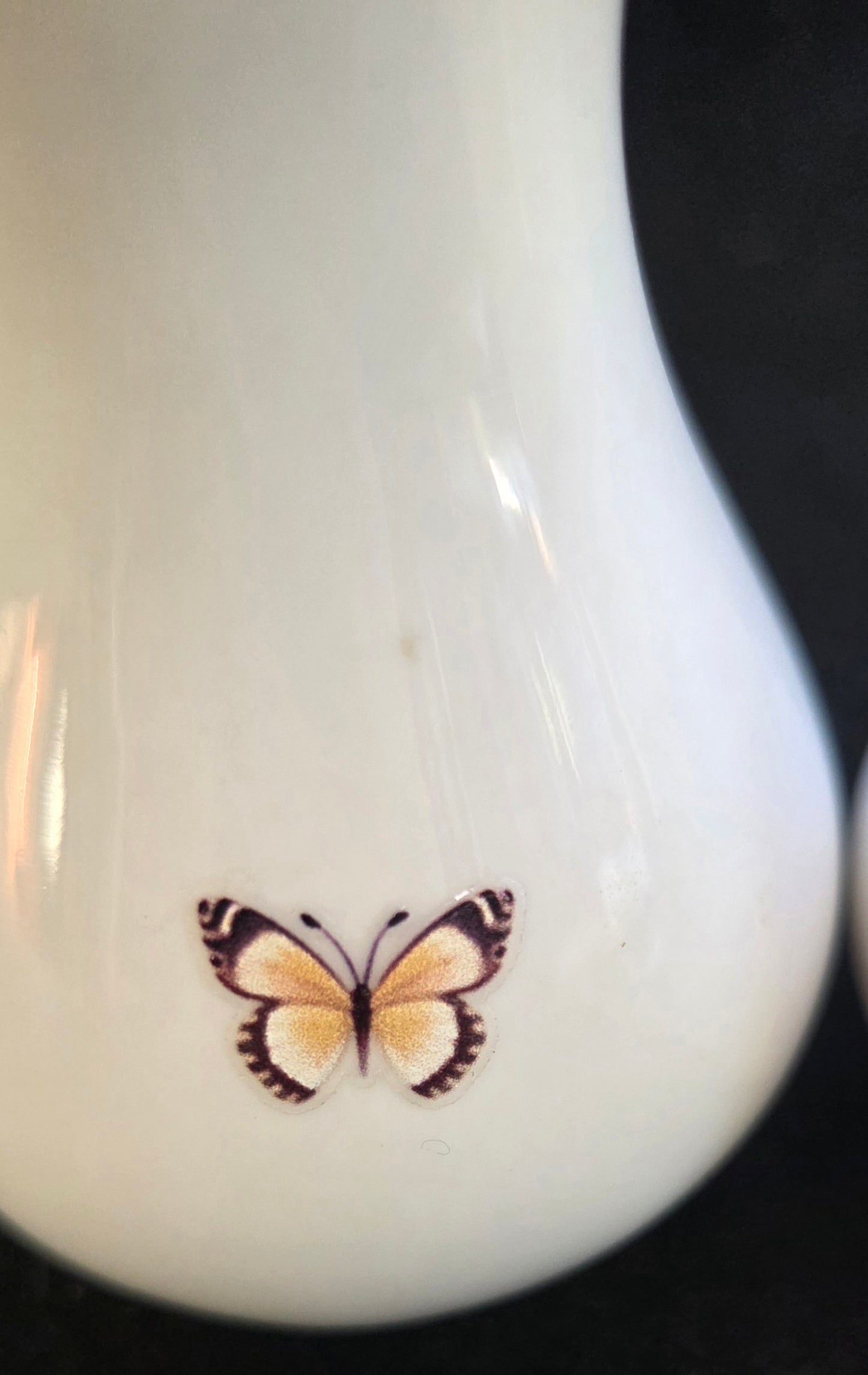 Lovely Salt and Pepper Shakers - Butterfly and floral