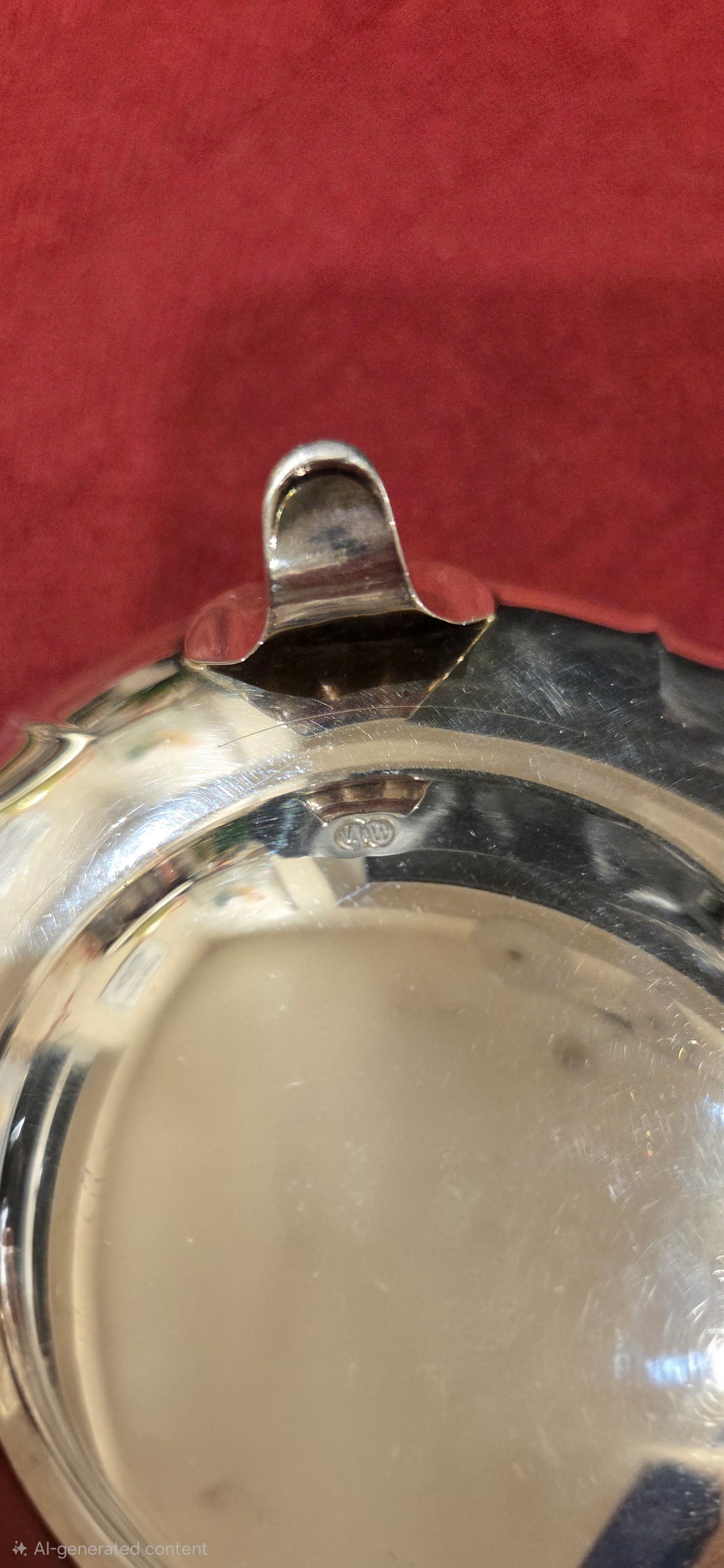 Antique Silver-plated Creamer and Sugar Bowl