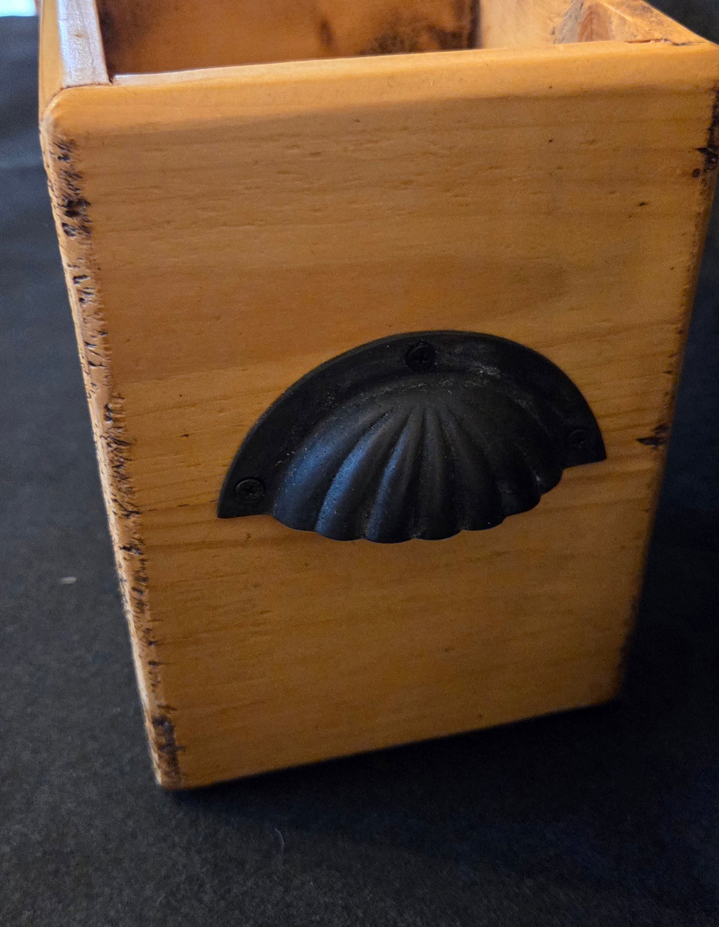 Strong 4 Compartment Wooden Wine Crate