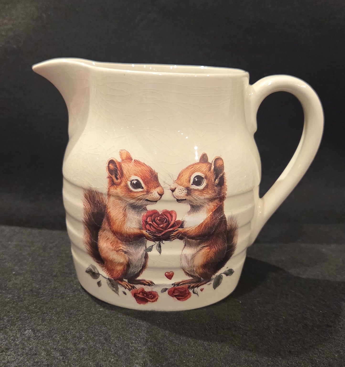 Loving Squirrels Jug - Burleigh Ironstone.