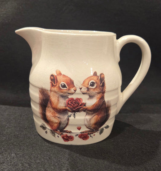 Loving Squirrels Jug - Burleigh Ironstone.