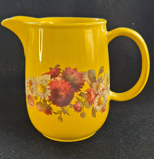 Lovely Yellow Spring Milk Jug. (Matching Sugar Bowl also available)