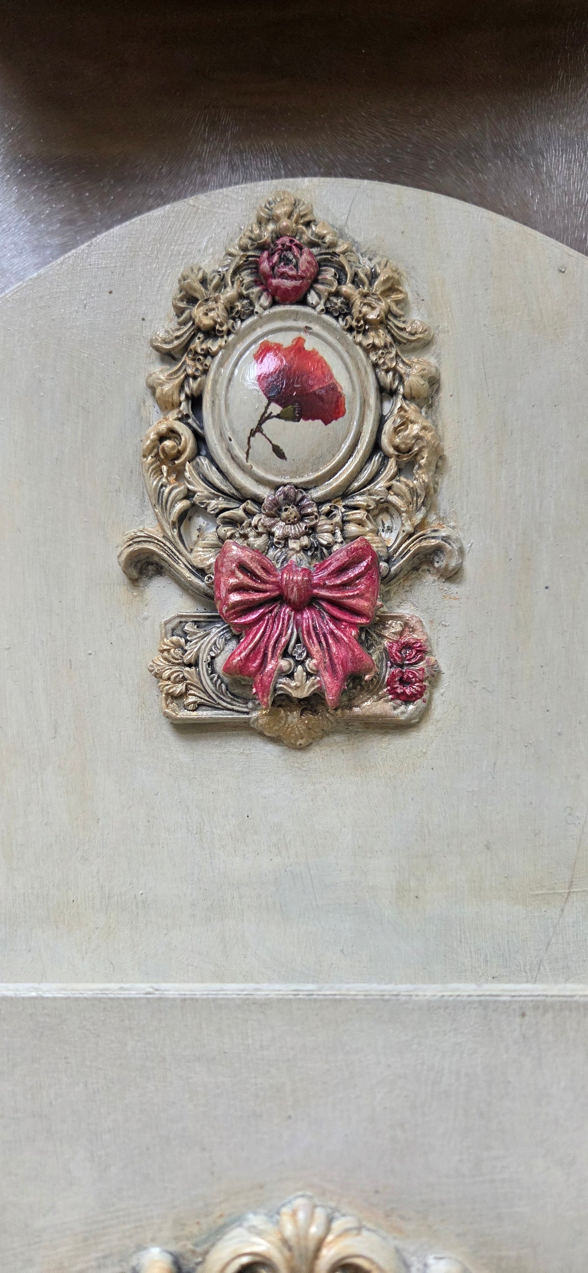 "Lest We Forget" Vintage French Cottage Inspired Hanging Letter and Key Holder