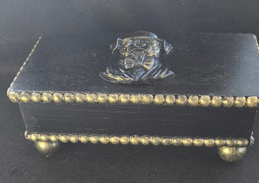 Gentleman Bull Dog, Re-imagined Vintage Wooden box